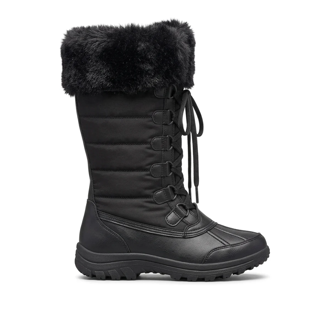 SOLEMATE Chamonix Waterproof Women Winter Boots Black Thinsulate - product view