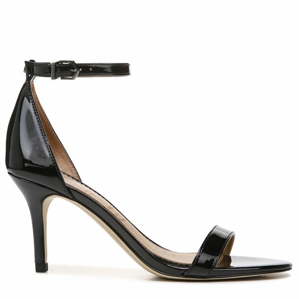 Sam Edelman Daniella Cuir Noir Bride Cheville Talon Femmes Tailles 6-10 Sam Edelman Daniella Cuir Noir Bride Cheville Talon Femmes Tailles 6-10