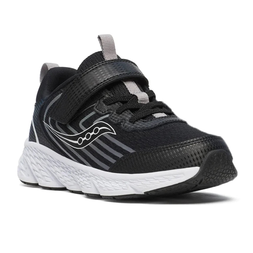 Saucony  Wind 3.0 A/C Wide Kids Shoes Performance in black - product view
