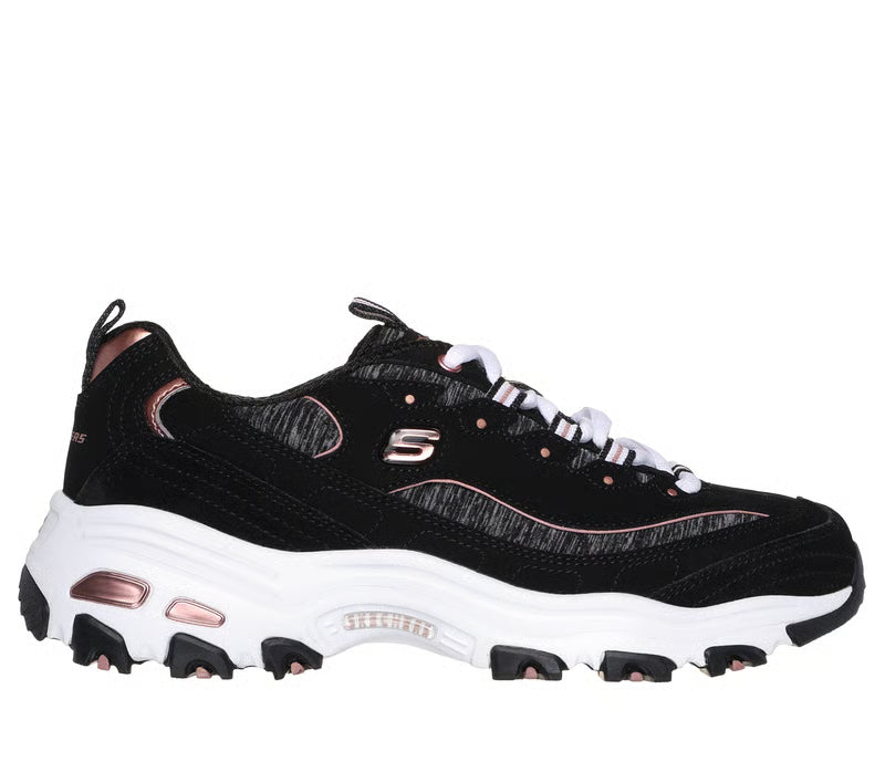Skechers D'Lites-Me Time W Women Shoes Sneakers black - product view