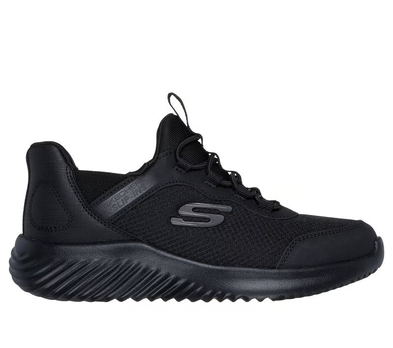 SKECHERS Skechers Slip-Ins Bounder - Brisk-Burst kids performance in black  – product view