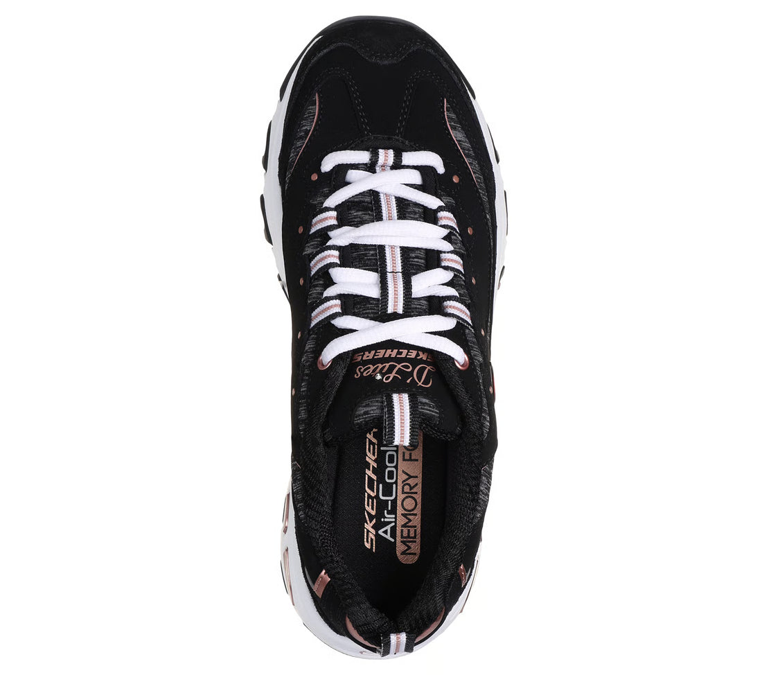 Skechers D'Lites-Me Time W Women Shoes Sneakers black - product view