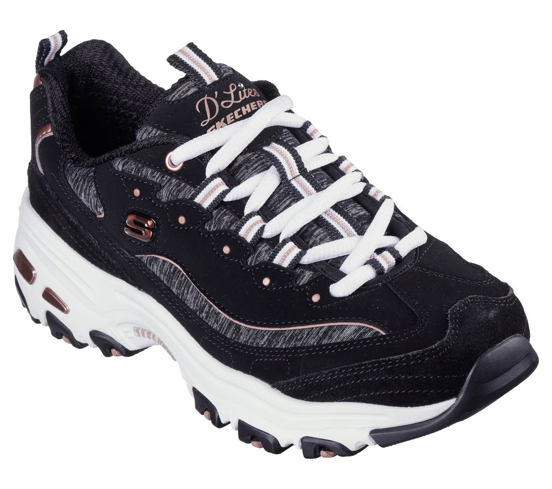Skechers D'Lites-Me Time W Women Shoes Sneakers black - product view