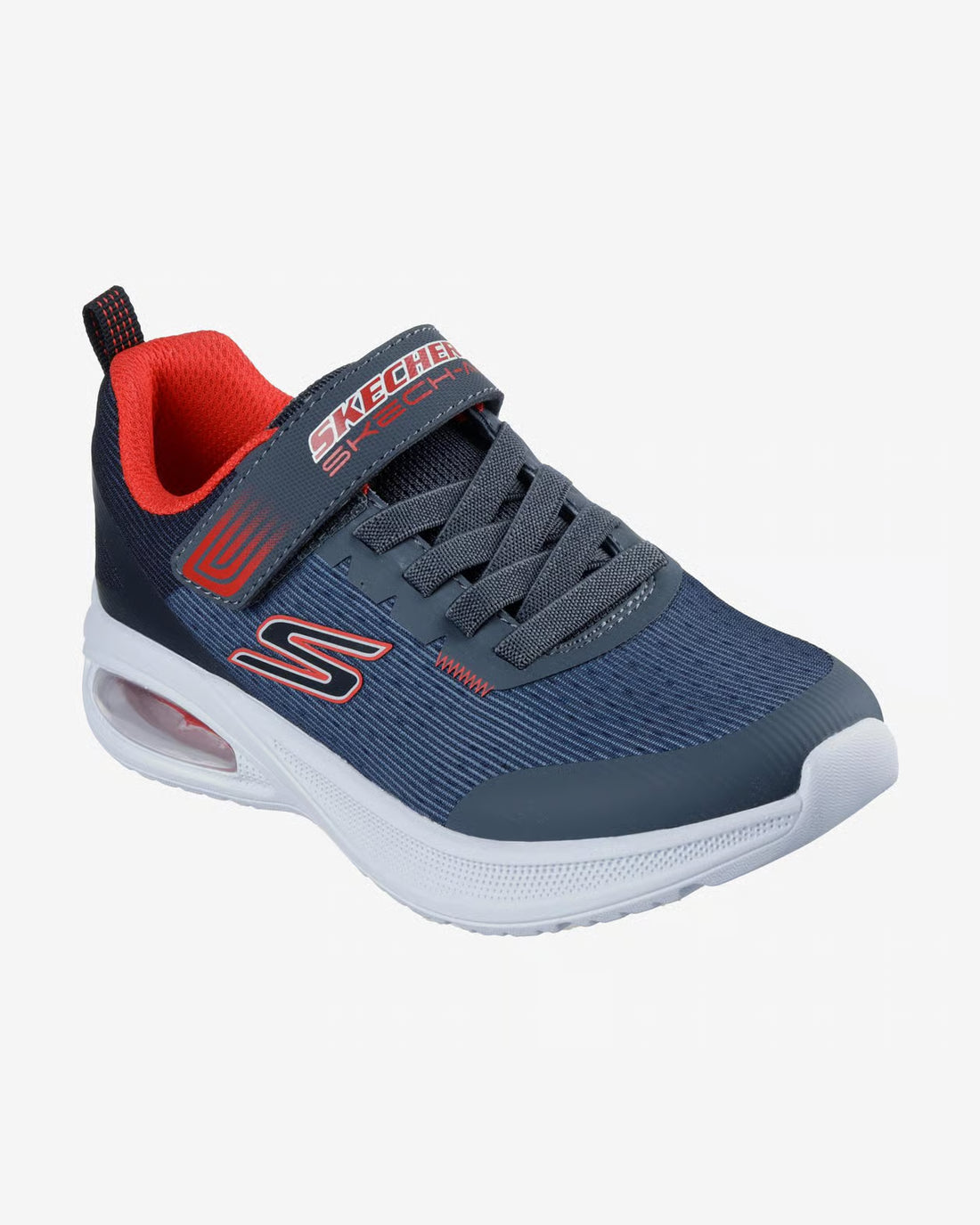 Skechers Kids Microspec Max Advance -Sqad-Pacer Shoes Performance in Grey - product view