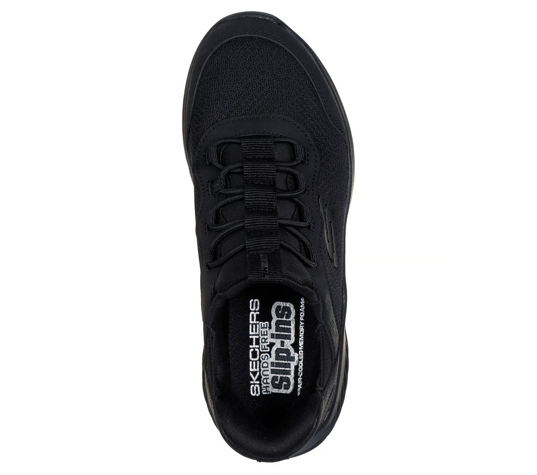 SKECHERS Skechers Slip-Ins Bounder - Brisk-Burst kids performance in black  – product view