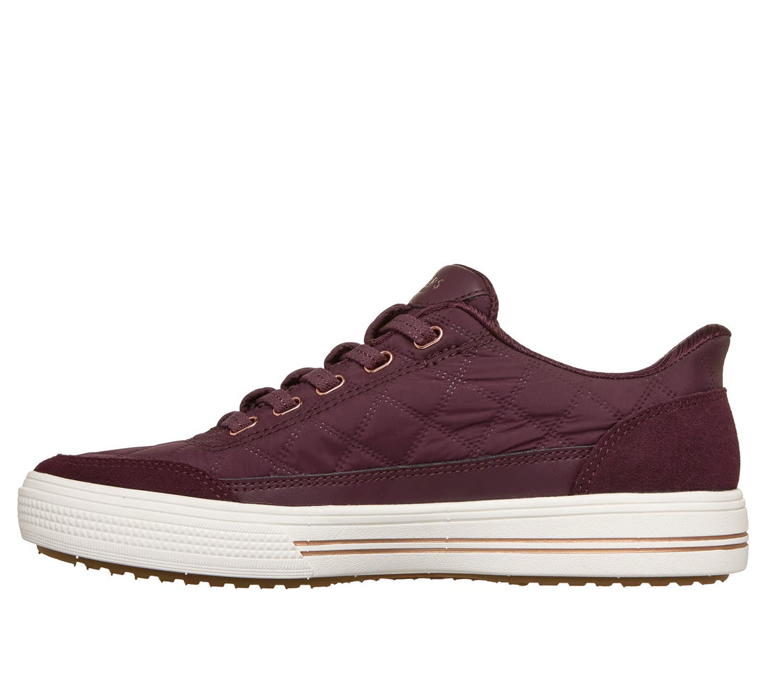 Skechers Slip-ins- Arch Fit Arcade - Cozy Fit Cuddle Steps W Women Shoes Sneakers in wine - product view