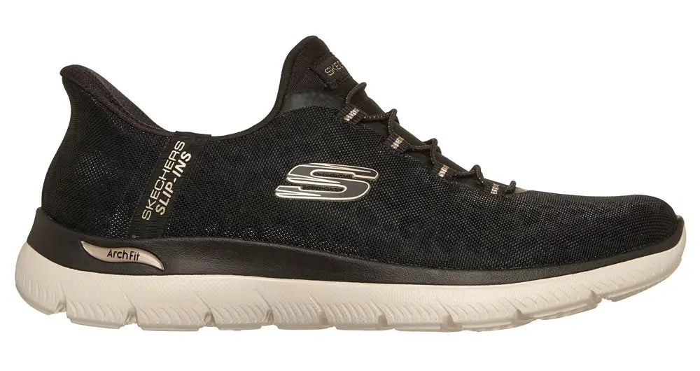 Skechers Slip-ins- Arch Fit Summits W Women Shoes Performance in black - product view