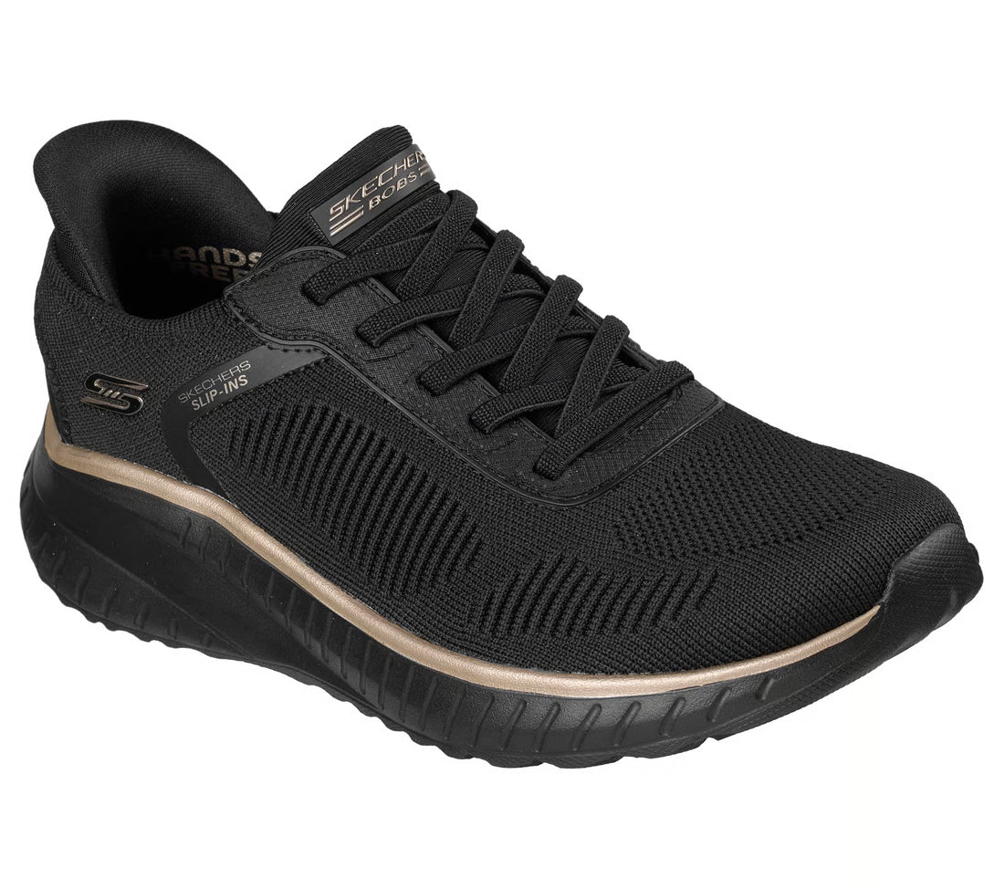 Skechers Slip-ins- BOBS Sport Squad Chaos W Women Shoes Performance in black - product view