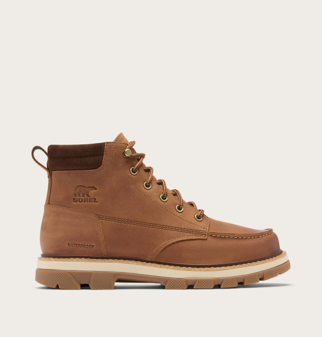 Sorel Lark-47 Moc Toe WP M Men Boots Winter in brown - product view