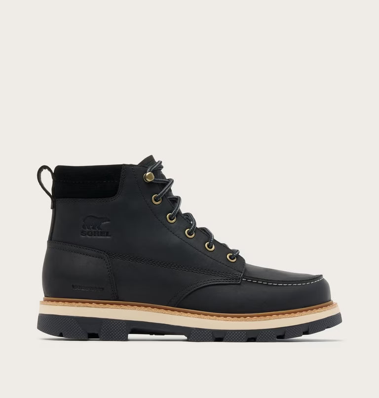 Sorel Lark-47 Moc Toe WP M Men Boots Winter in black - product view