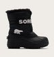 Sorel Little Kids Snow Commander Kids Boots Winter in black - product view