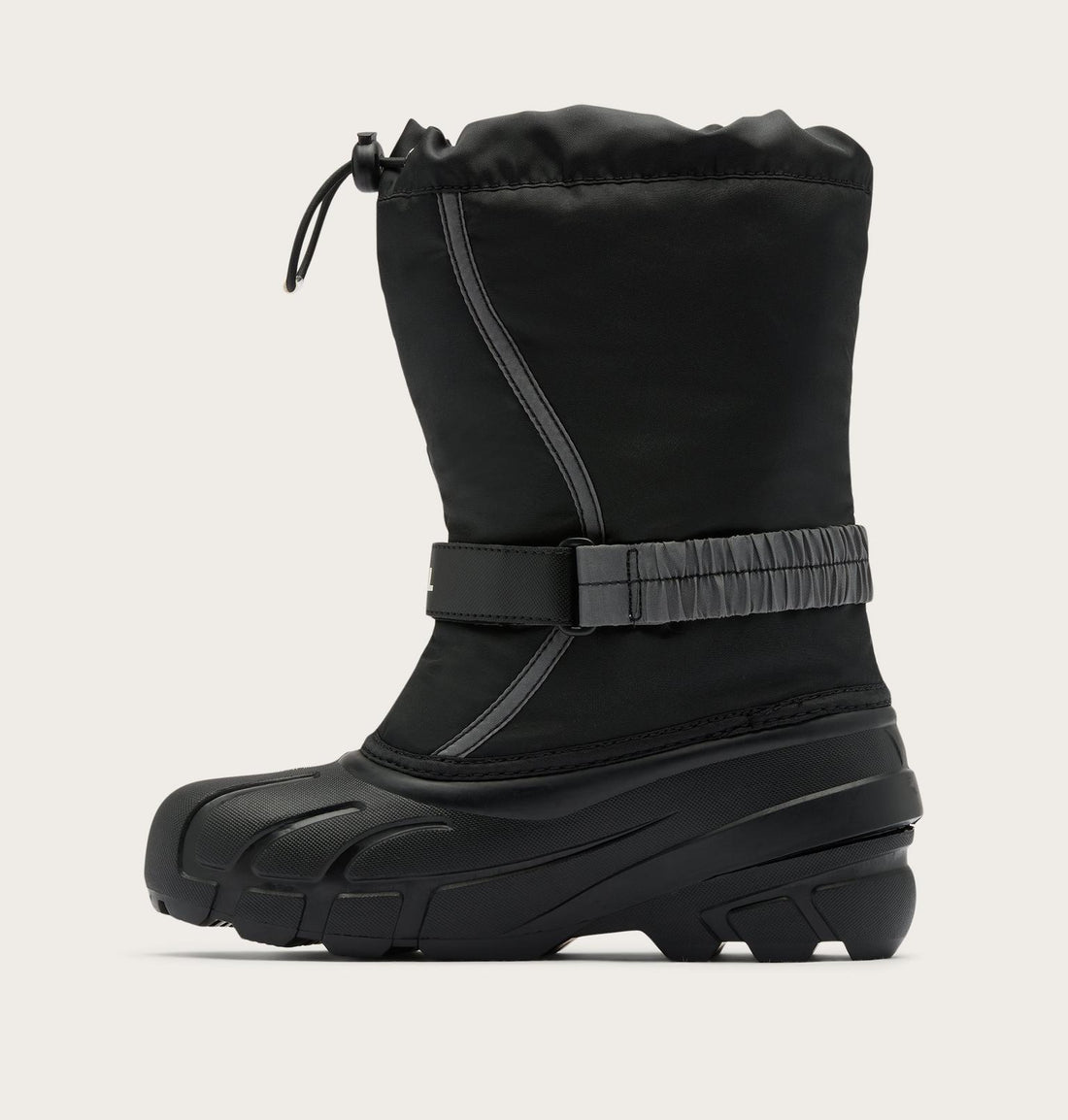 Sorel Big Kids Flurry Boot Kids Winter in black - product view