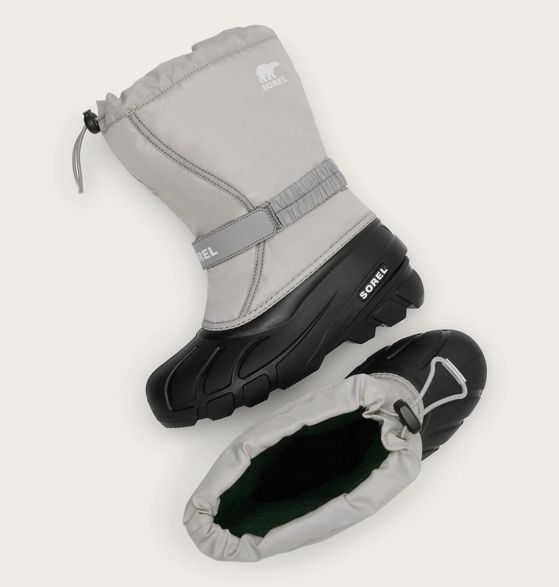 Sorel Big Kids Flurry Boot Kids Winter in grey - product view