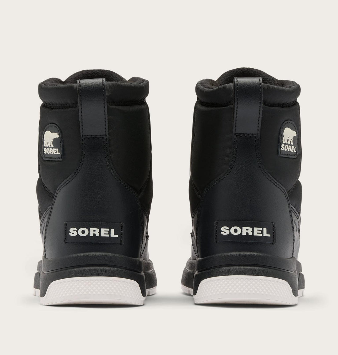 Sorel Big Kids Whitney III Mid WP Kids Boots Winter in black - product view