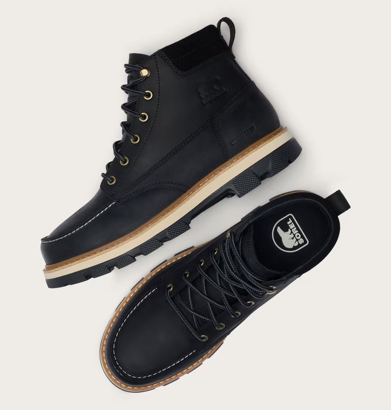 Sorel Lark-47 Moc Toe WP M Men Boots Winter in black - product view