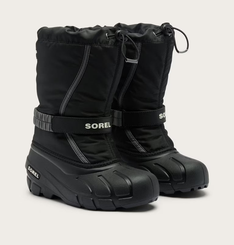 Sorel Little Kids Flurry Boot Kids Winter in black - product view