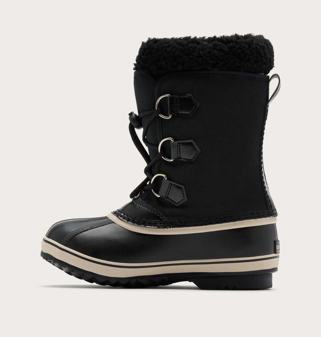 Sorel Little Kids Yoot Pac Nylon WP Kids Boots Winter in black - product view