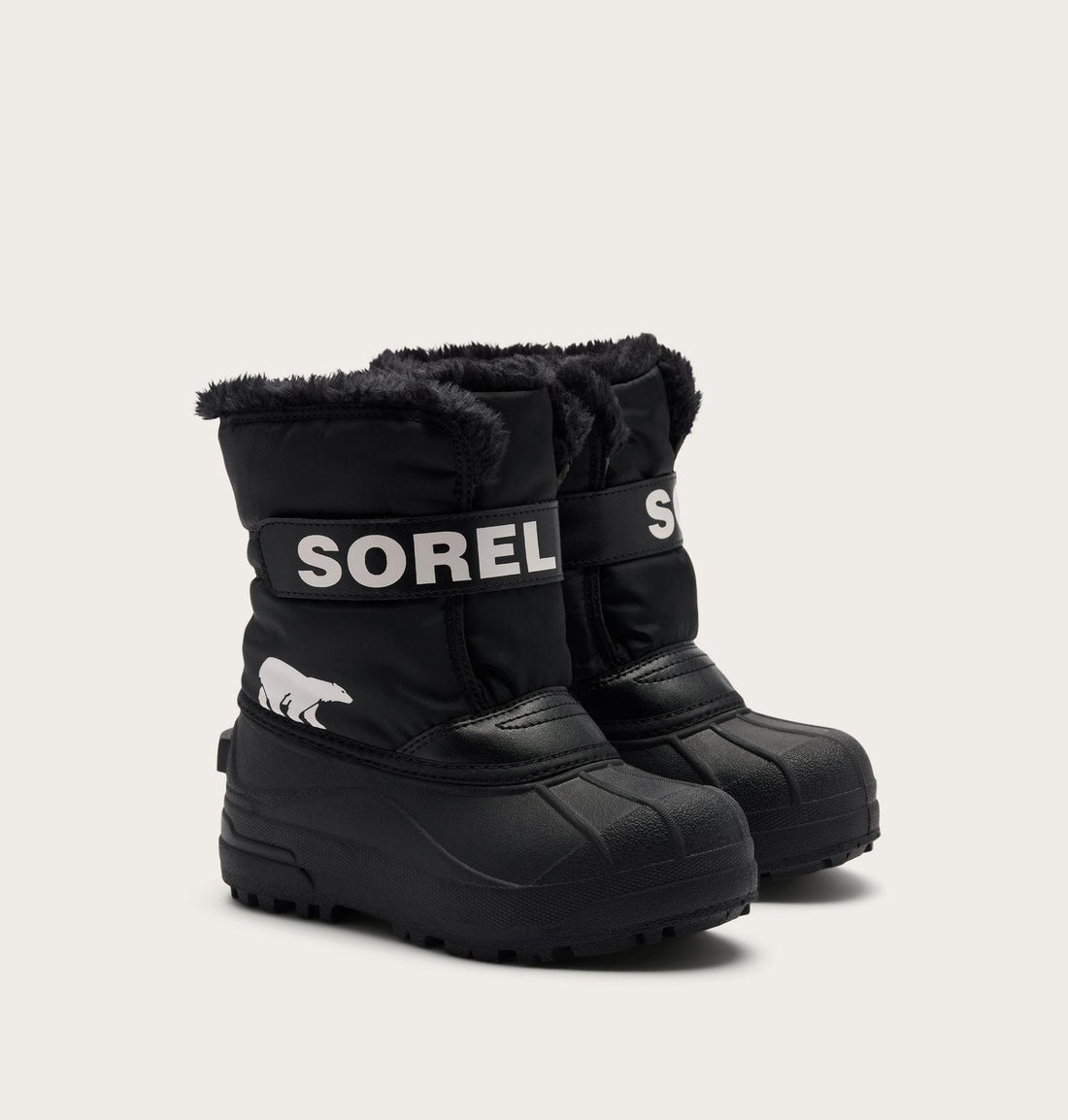 Sorel Toddler Snow Commander Kids Boots Winter in black - product view