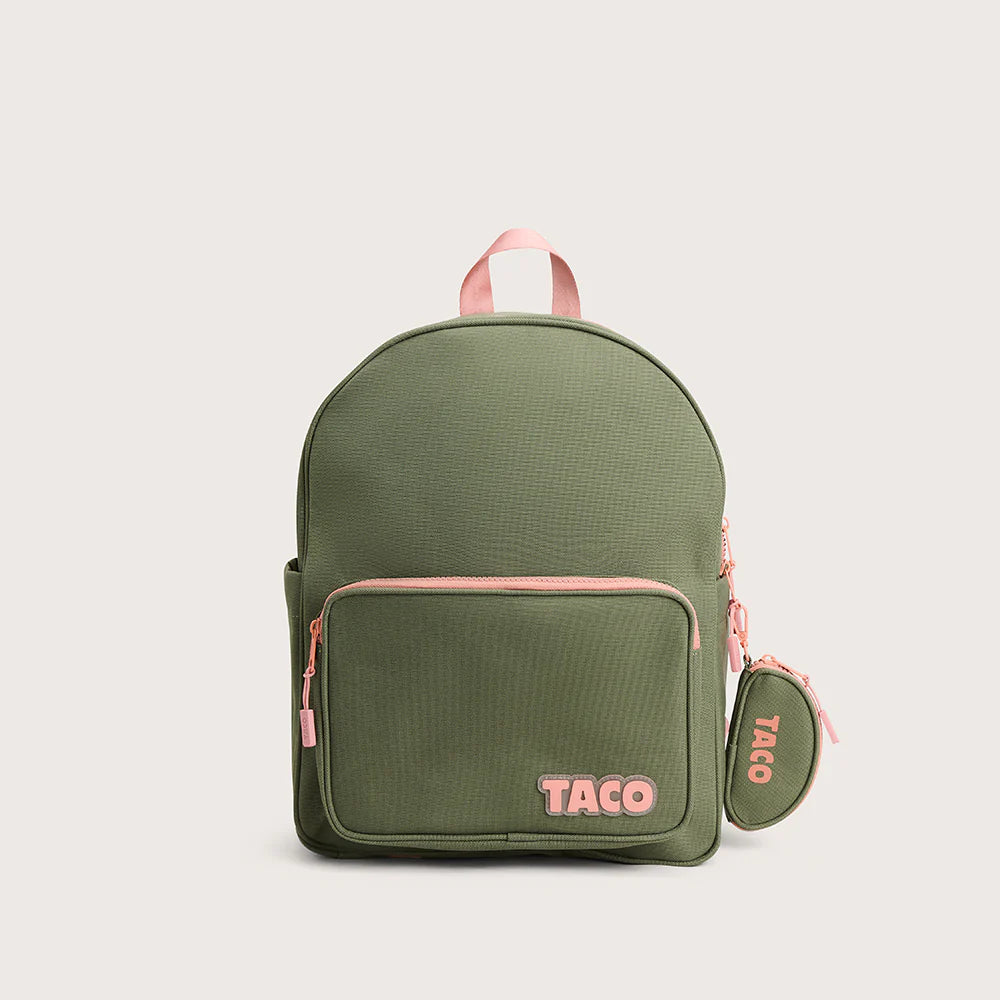 Taco Sydney Backpack Acc Bags School and Work in green - product view