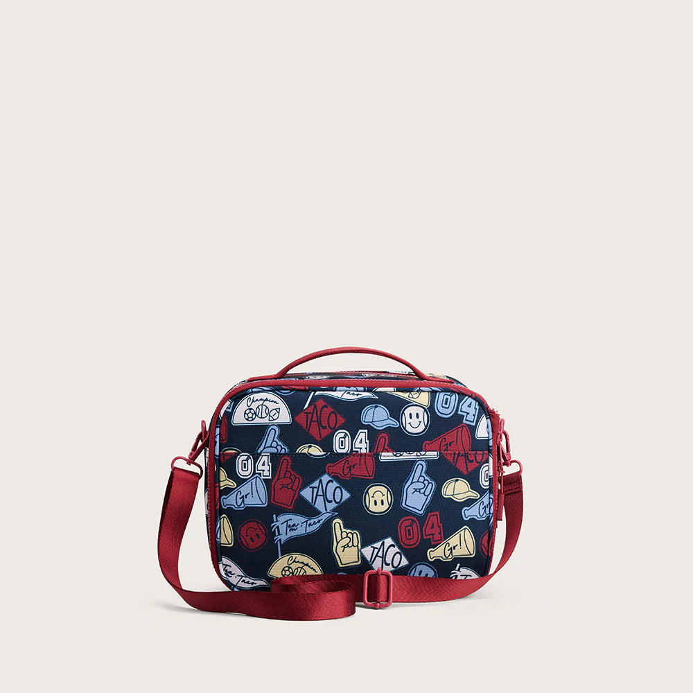 Taco Liam Varsity Lunch Box Acc Bags School and Work in blue - product view 