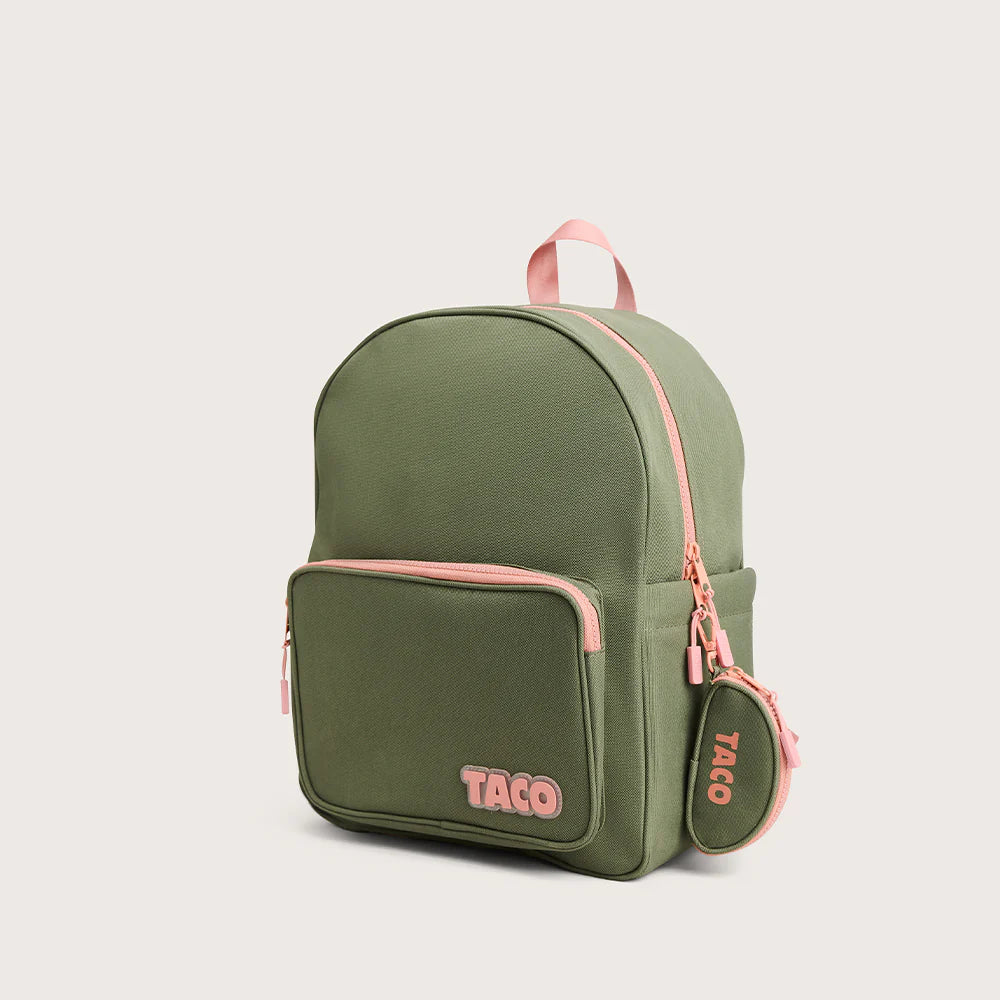 Taco Sydney Backpack Acc Bags School and Work in green - product view
