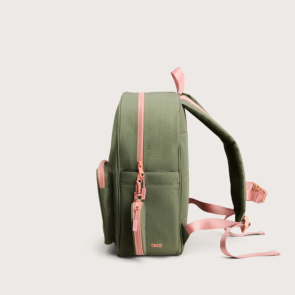 Taco Sydney Backpack Acc Bags School and Work in green - product view