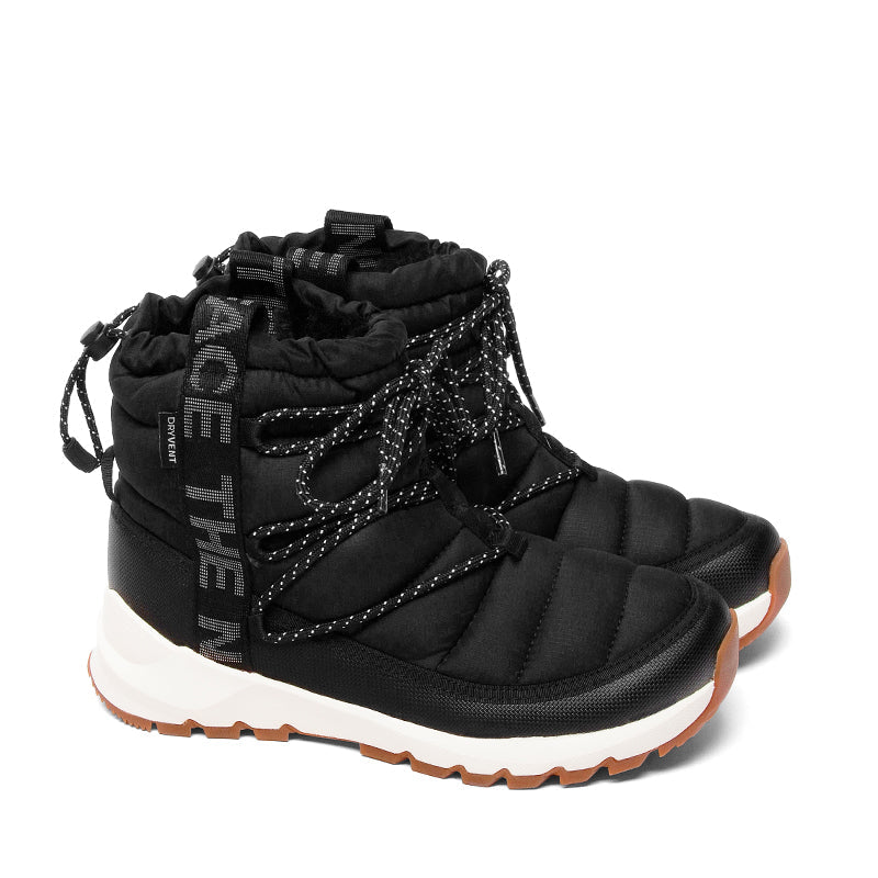 The north face Thermoball Lace up WP W Women Boots Winter in black - product view