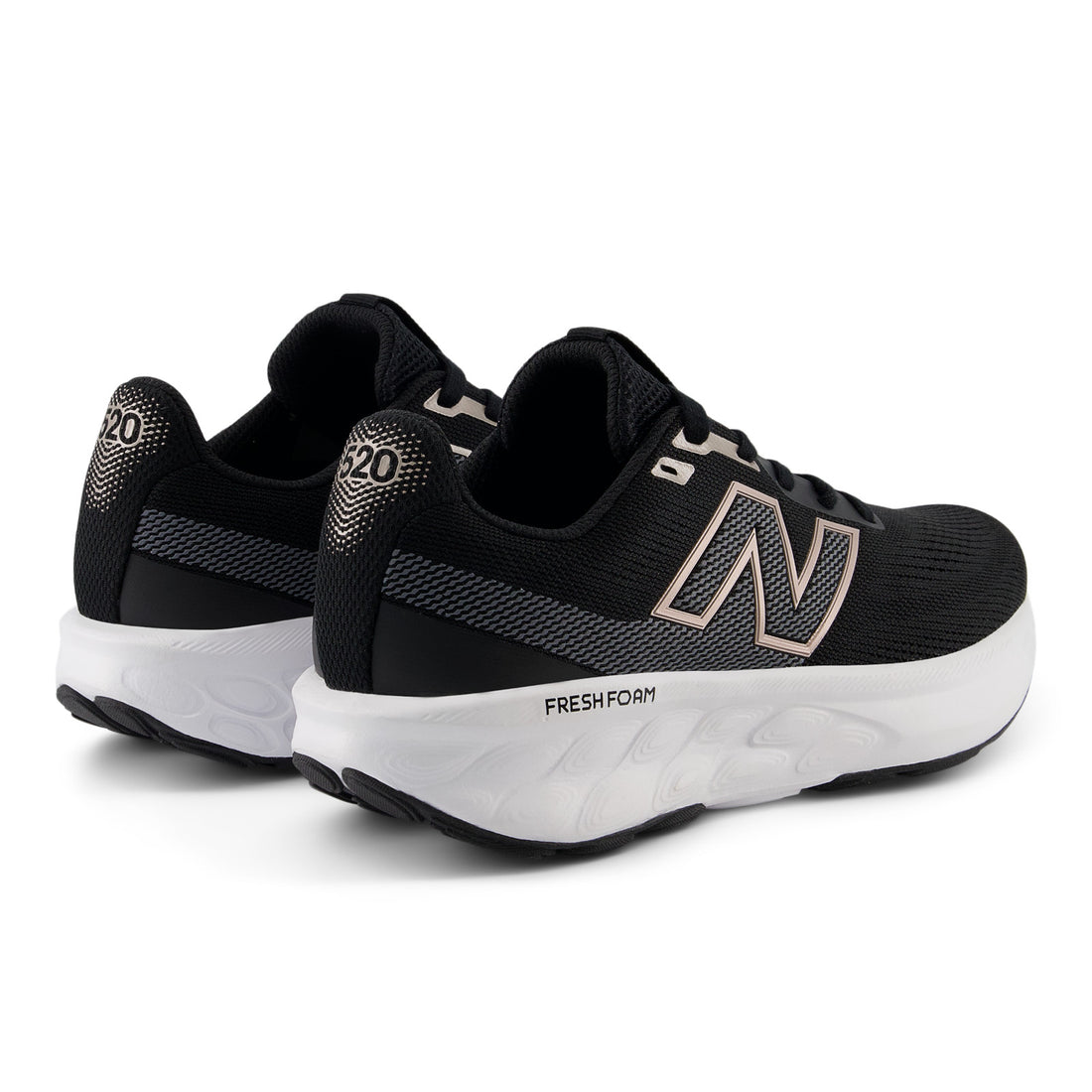 NEW-BALANCE Fresh Foam 520 v9 W Femmes performance en noir et rose métallique