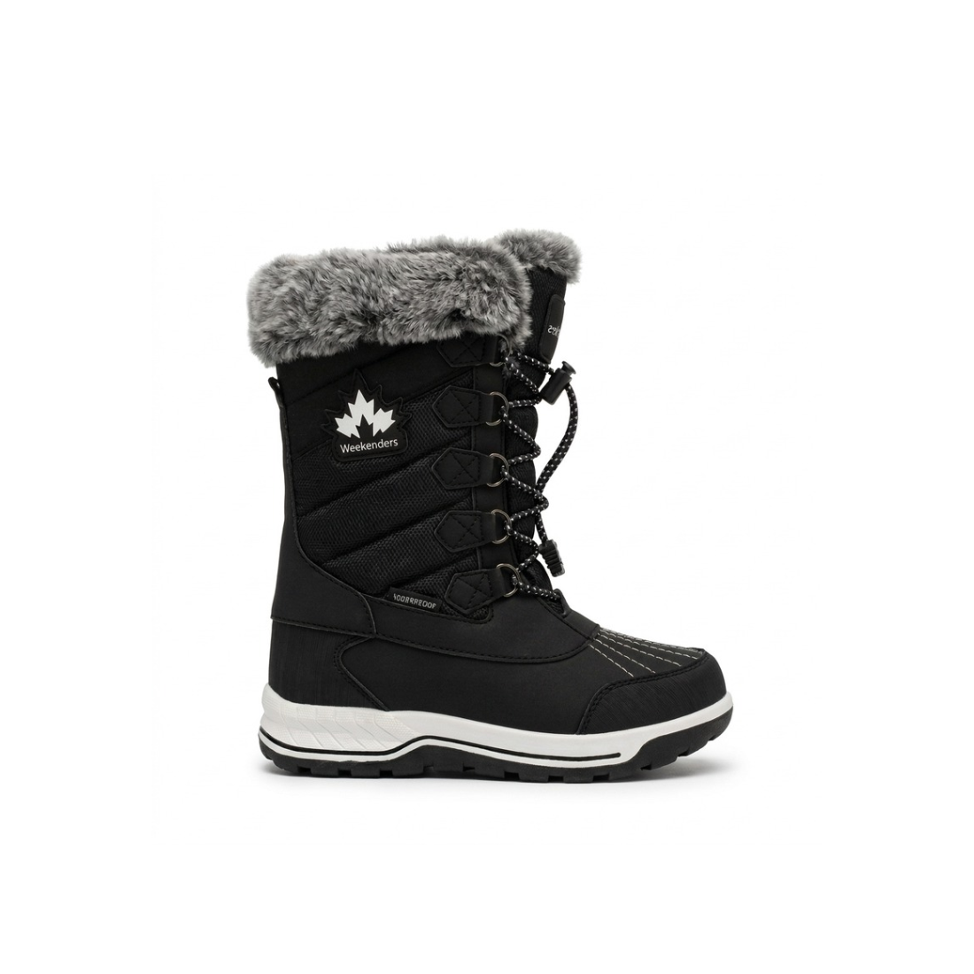 WEEKENDERS Avalanche Waterproof Kids Winter Boots black - product view
