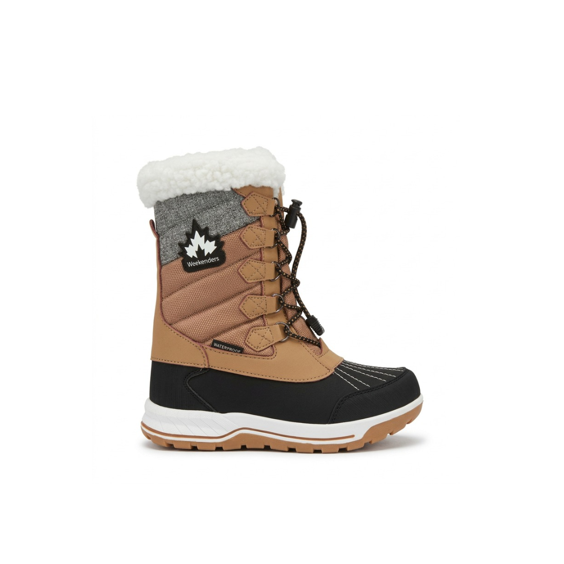 WEEKENDERS Avalanche Waterproof Kids Winter Boots brown - product view