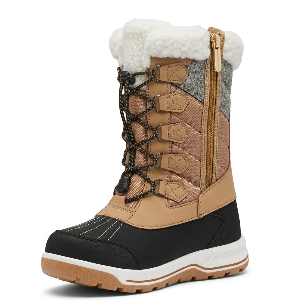 WEEKENDERS Avalanche Waterproof Kids Winter Boots brown - product view