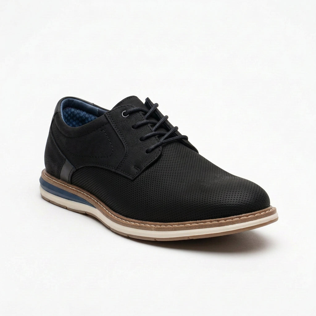 WEEKENDERS Urmia Men Casual Lace-Up Shoes Black - product view