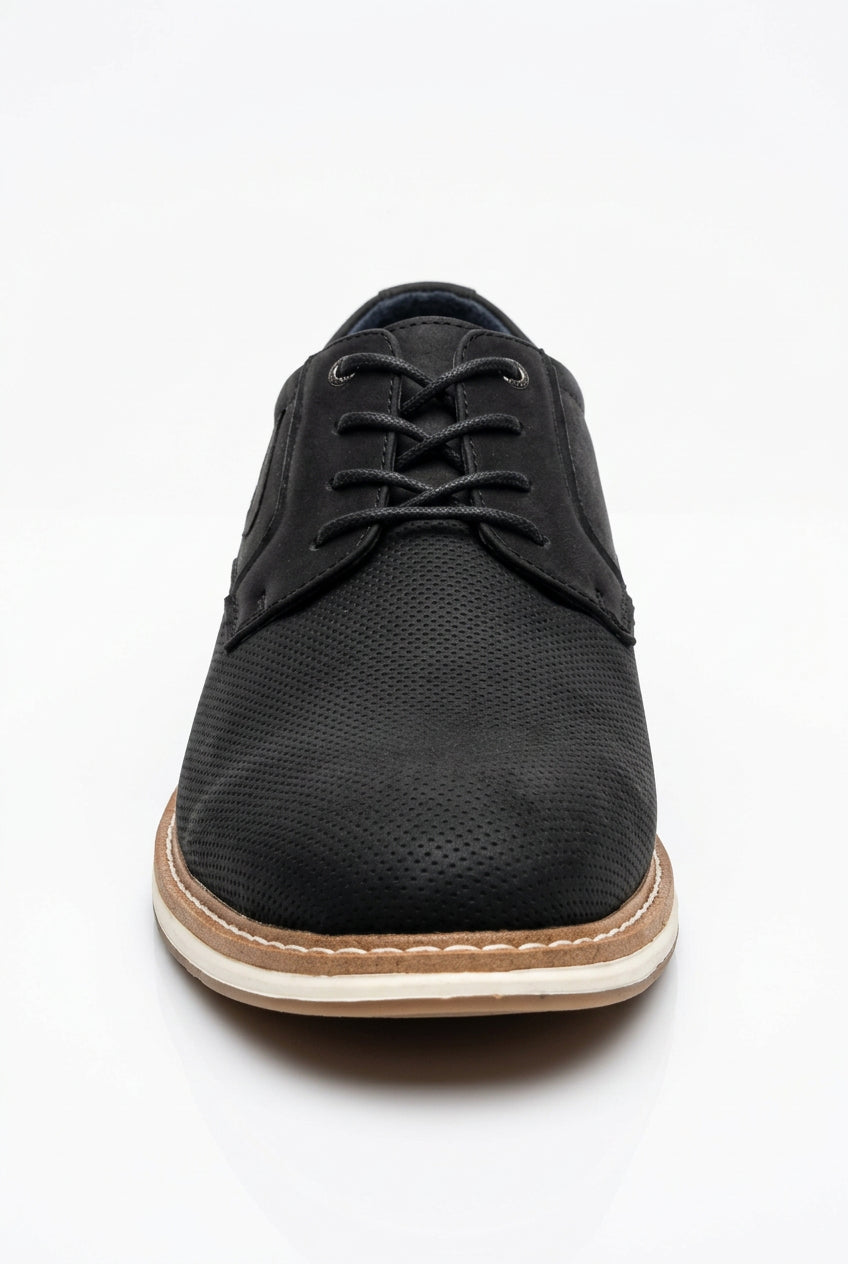 WEEKENDERS Urmia Men Casual Lace-Up Shoes Black - product view