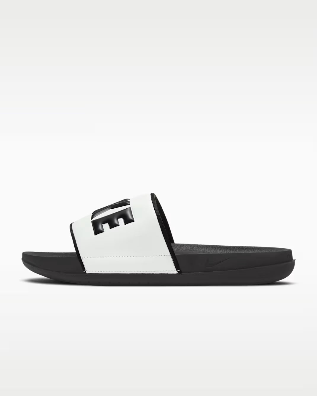 NIKE Nike Offcourt W women slides in BLACK/BLACK-SUMMIT-WHITE – product view