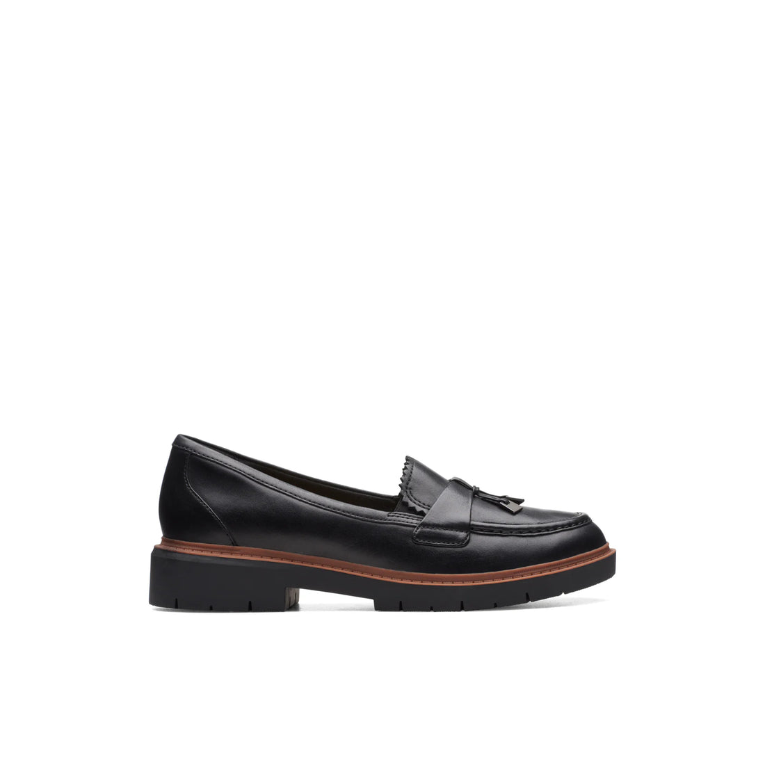 CLARKS Westlynn Bella women casual in Black-Leather – product view