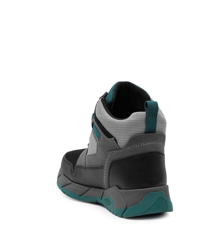 ACTON TrailBlazers Grey-Teal Kids mid-season Winter Boots Black - product view
