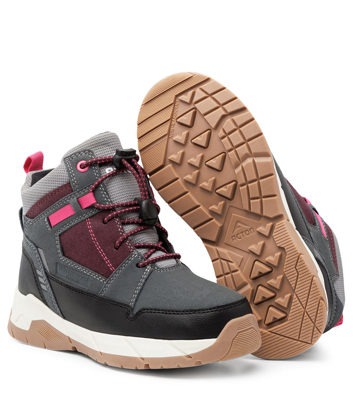 ACTON TrailBlazers K Kids mid-season Winter Boots Black - product view