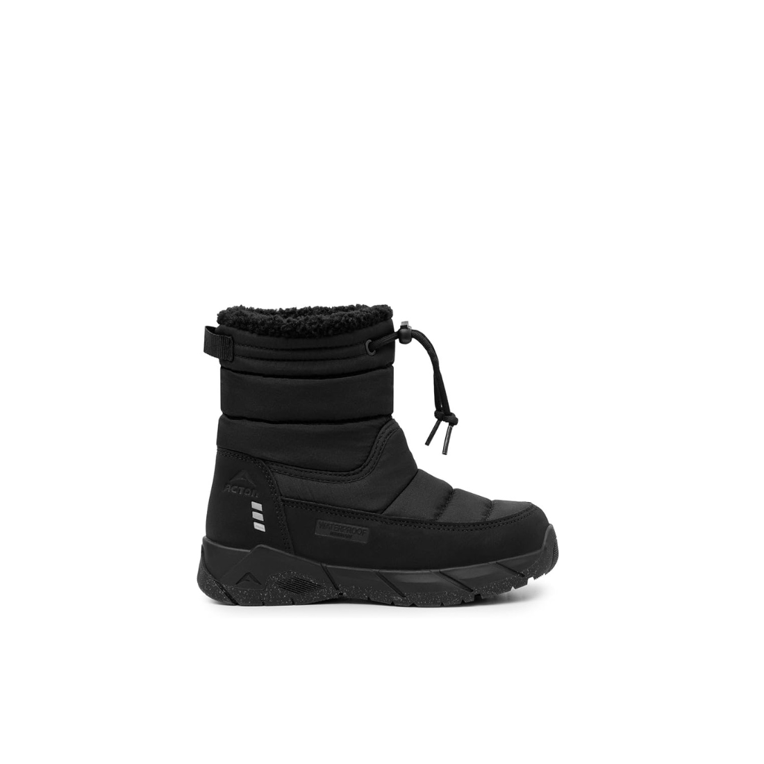 ACTON Trailpuffs K Kids Winter and mid-season Boots Black - product view