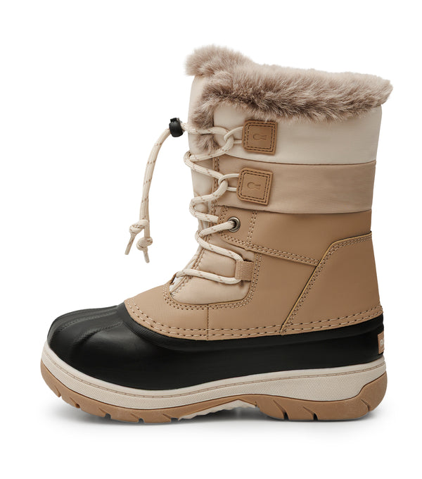 ACTON Lolly Kids waterproof Winter Boots Taupe - product view