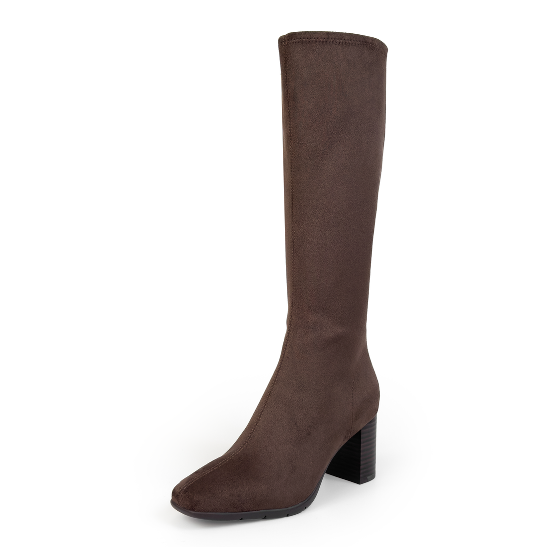 AEROSOLES The Micah Stretch Boot W Femmes Bottes Hautes Habillées brown suede - product view