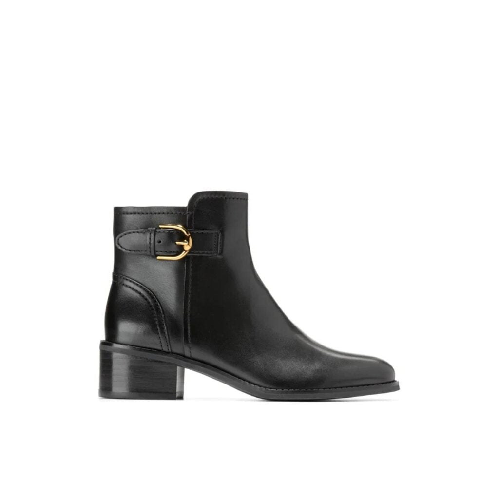 COLE HAAN Hanover Buckle Bootie W Women Casual Booties Black - product view