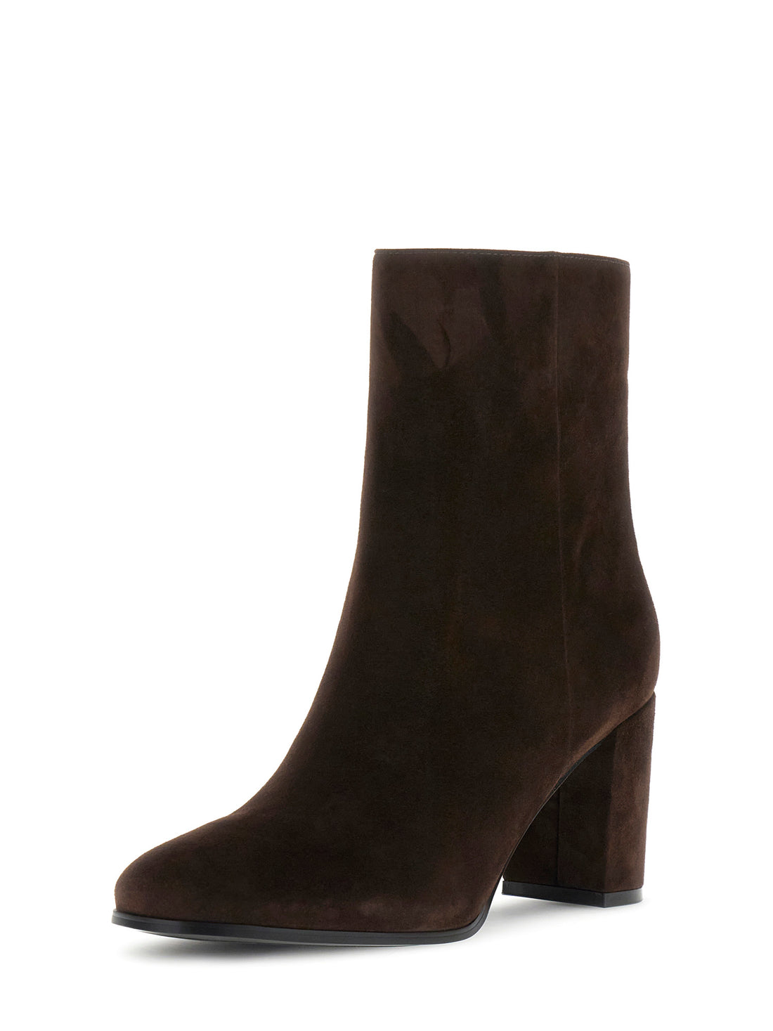 GUESS Berklie boots Women Dress Booties Dark suede Brown - product view