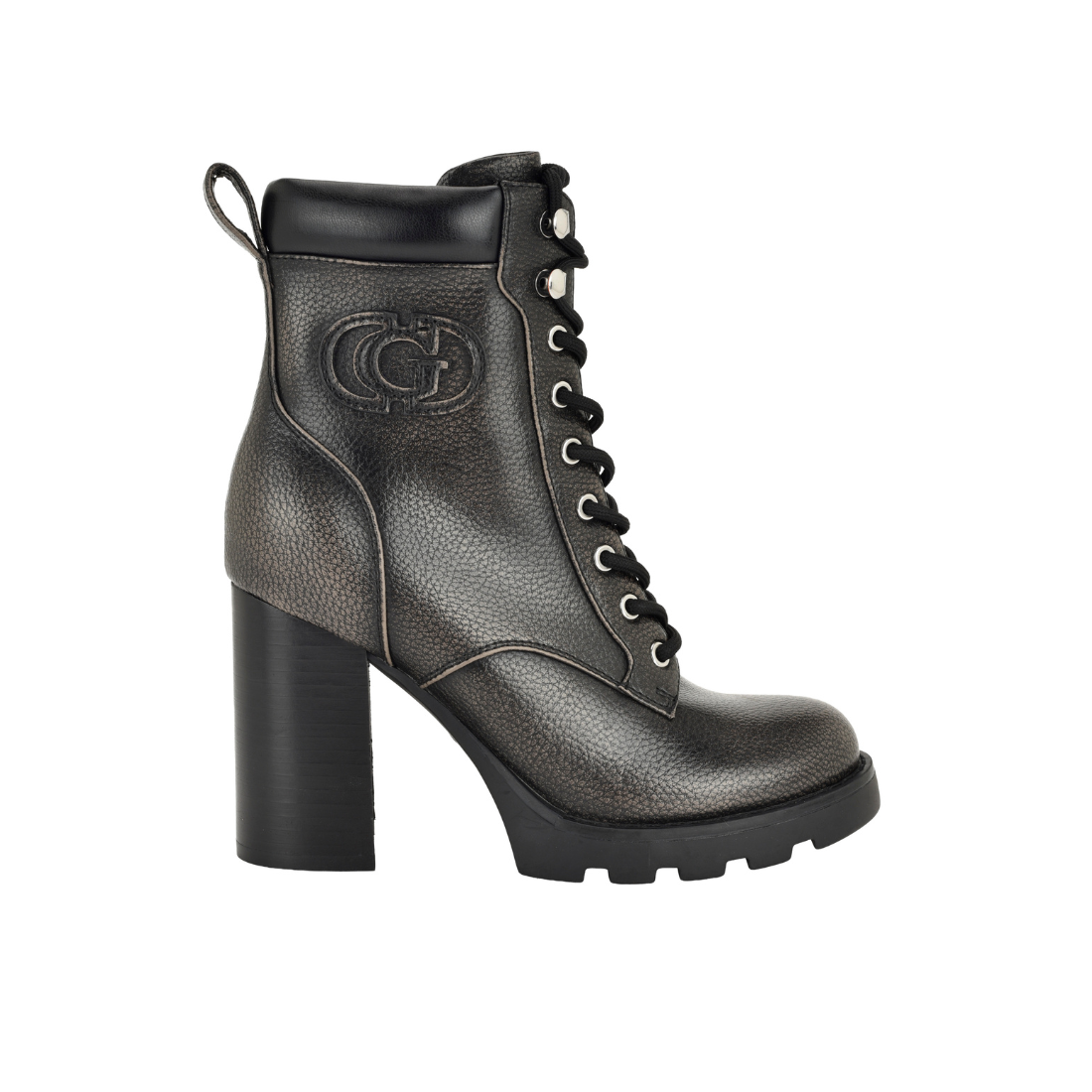 GUESS Nenos Boots Women Casual Booties Pewter - product view