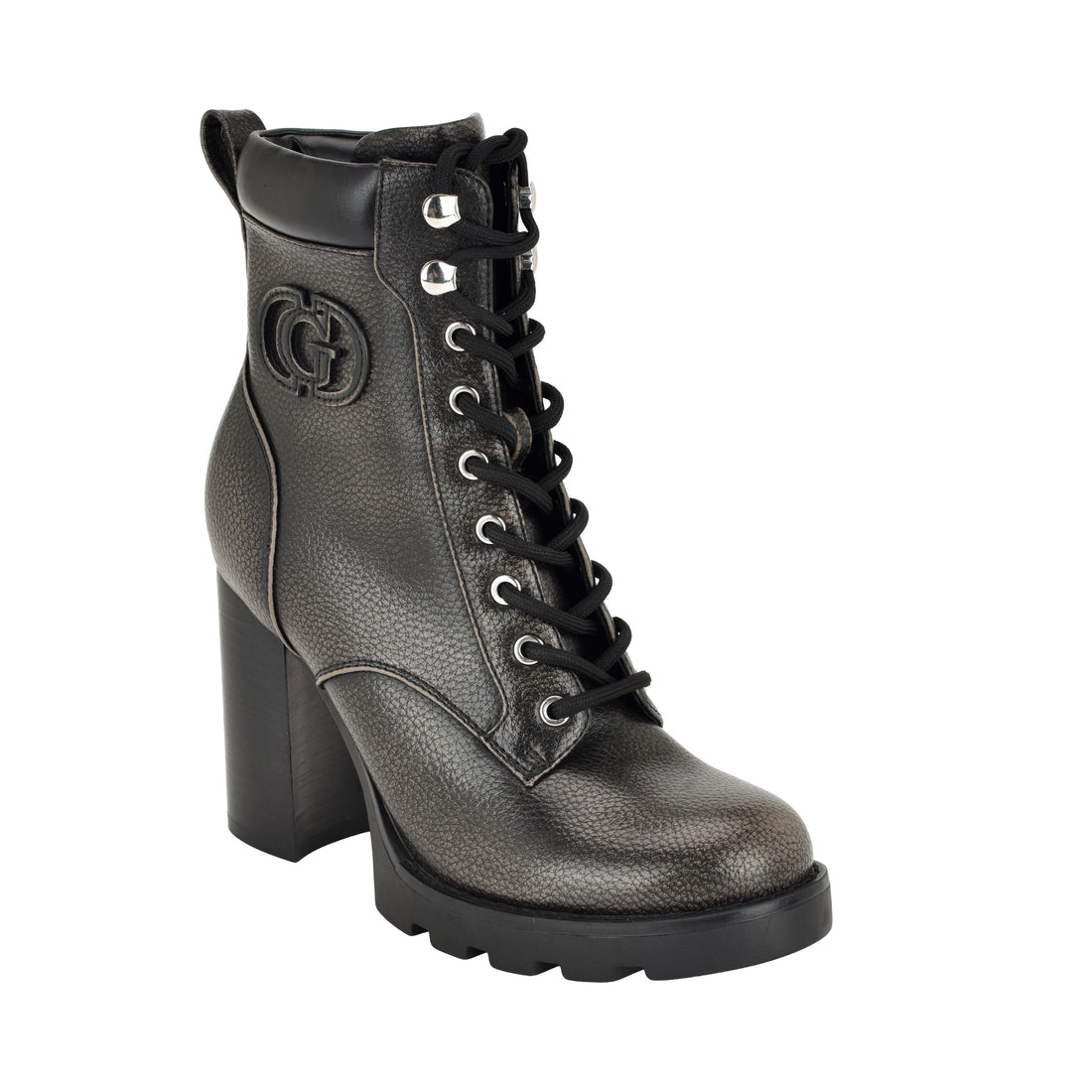 GUESS Nenos Boots Women Casual Booties Pewter - product view