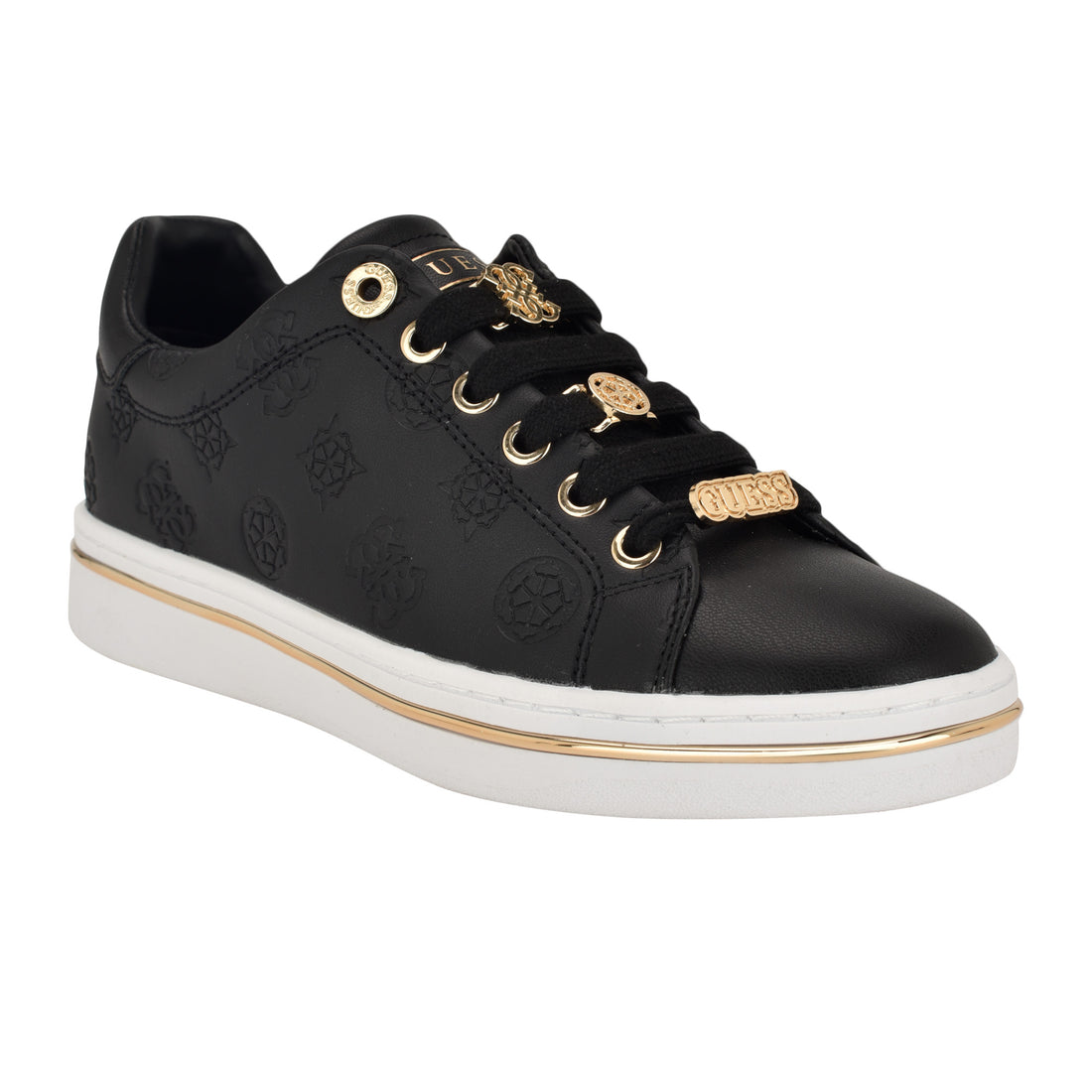 GUESS GWSTASEY SNEAKERS SHOE IN BLACK-product view
