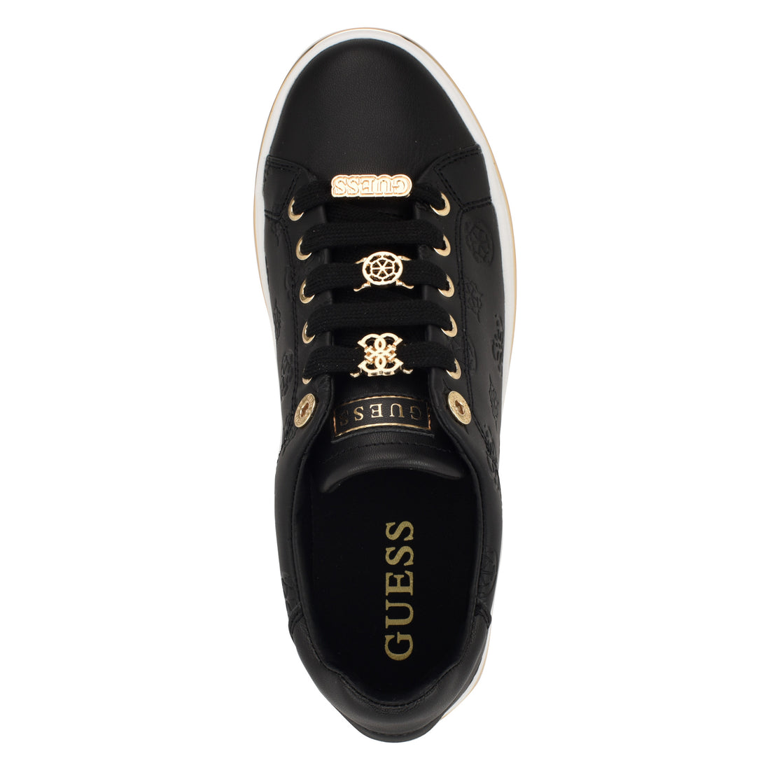 GUESS GWSTASEY SNEAKERS SHOE IN BLACK-product view