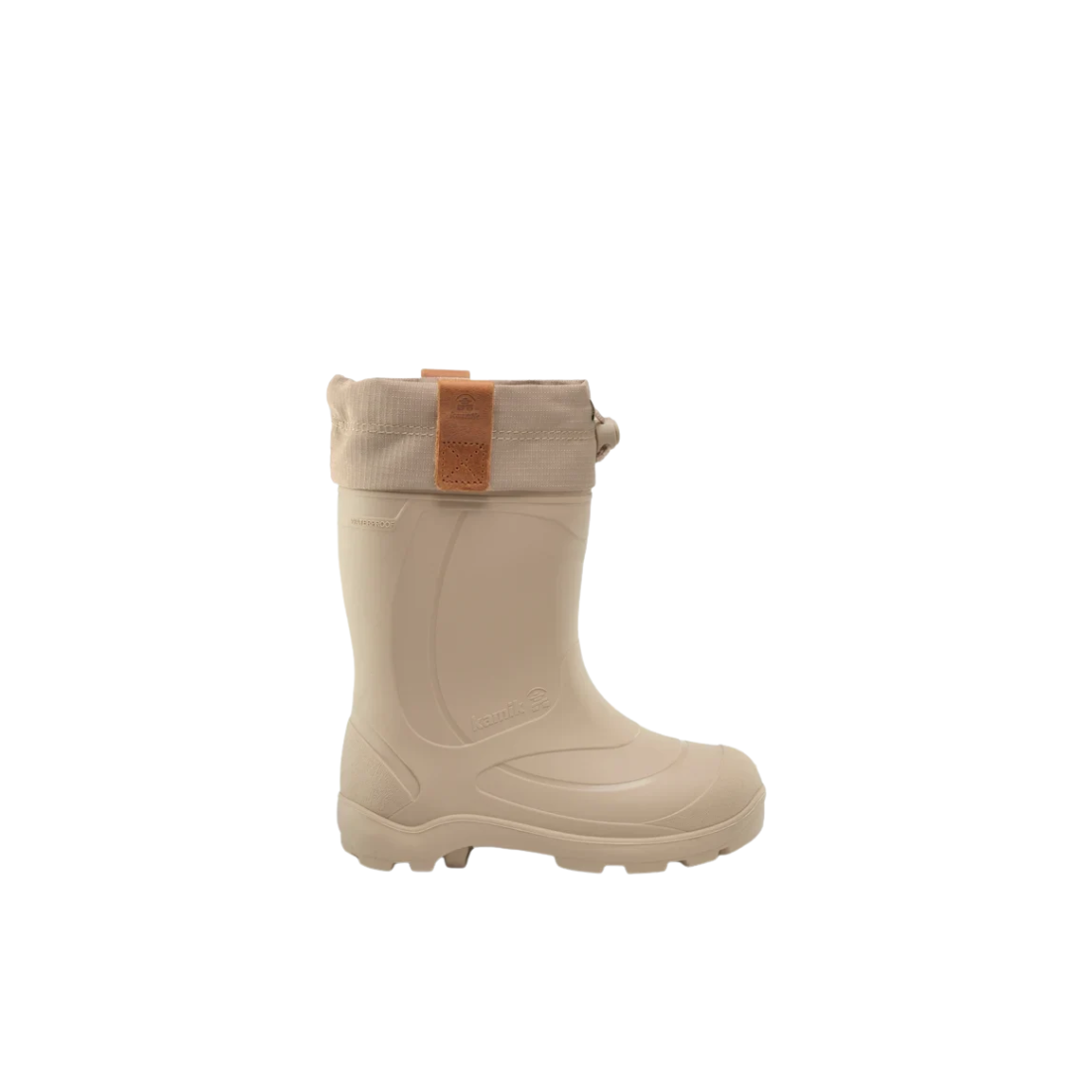 KAMIK Tundra Kids Waterproof Winter Boots beige - product view
