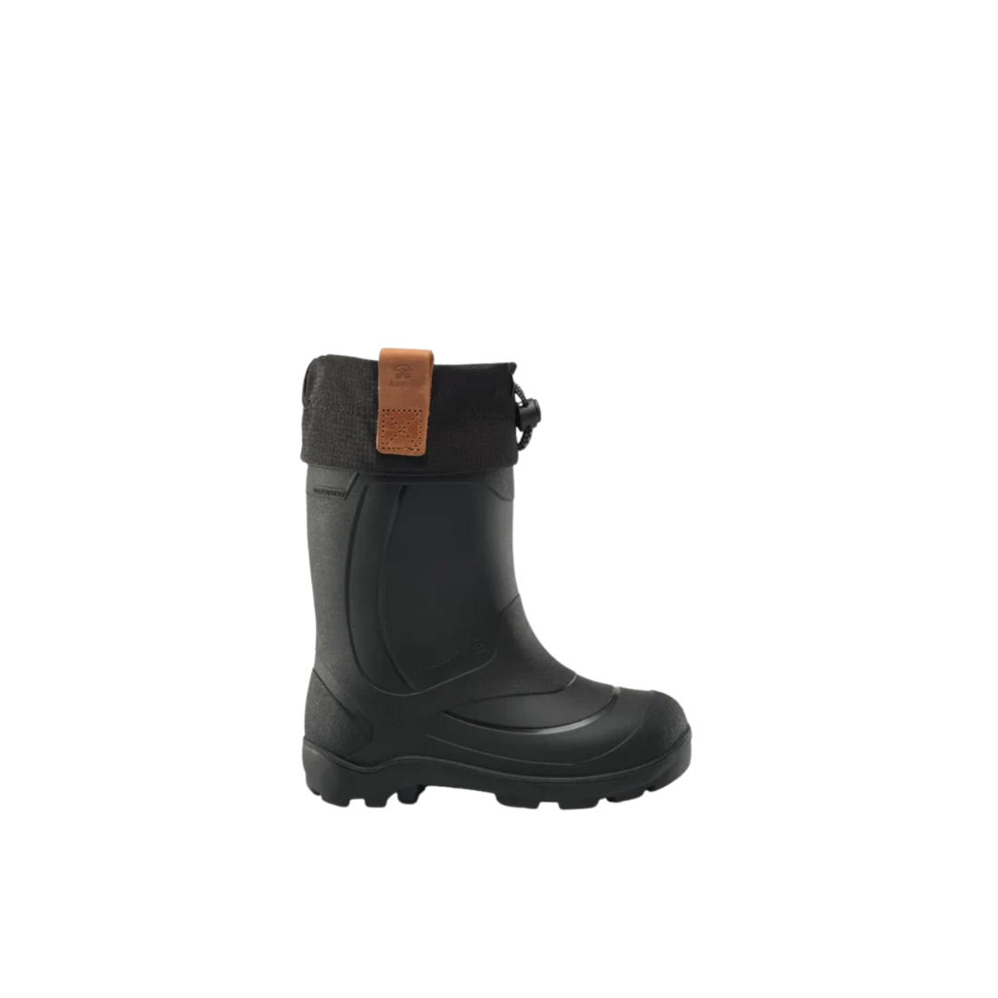 KAMIK Tundra Kids Waterproof Winter Boots Black - product view