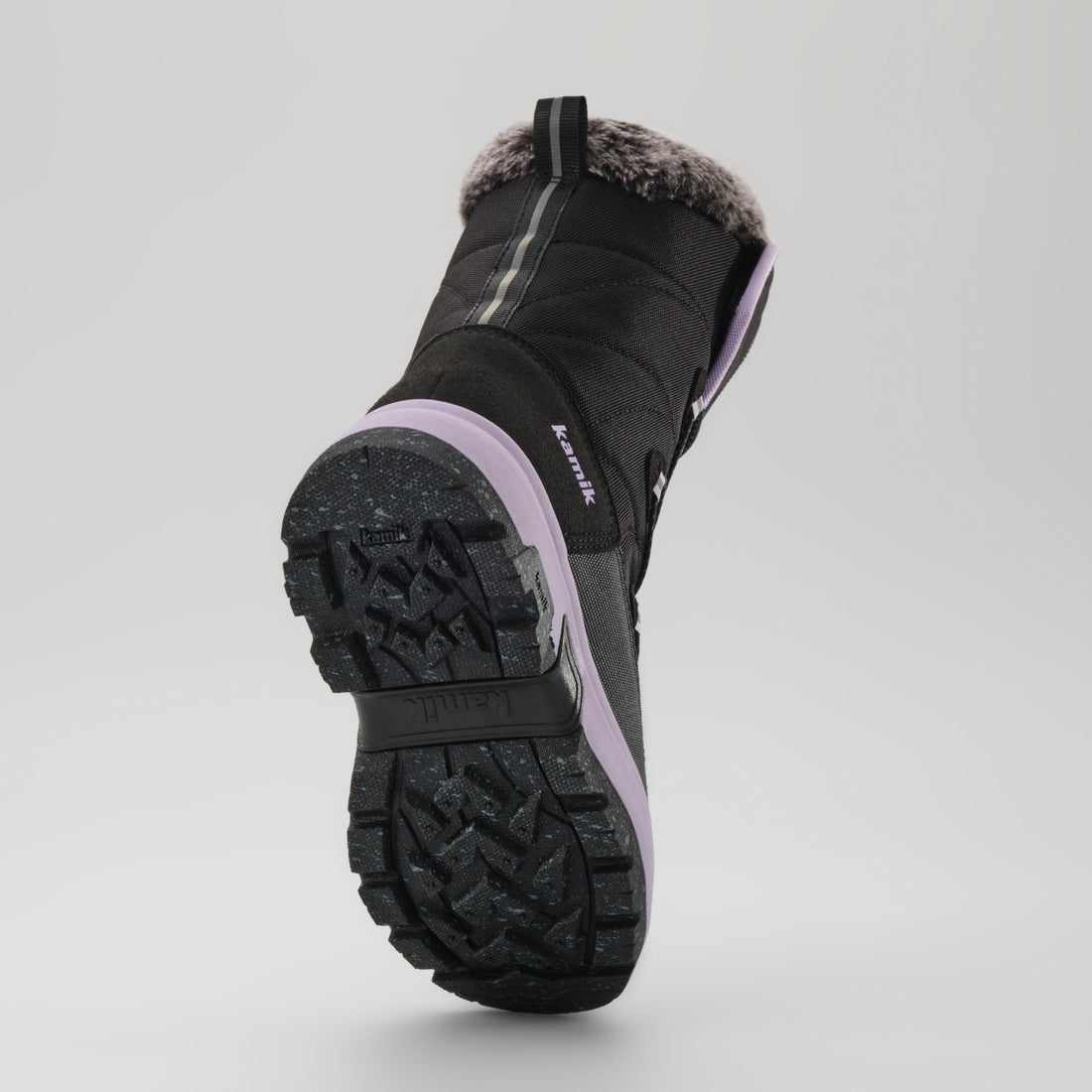 KAMIK Prairie EZ IceQueen Kids Waterproof Winter Boots Purple - product view