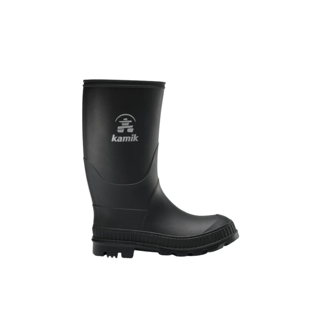 KAMIK Stomp Kids Waterproof Rain Boots Black - product view